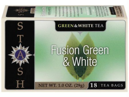 Stash Fusion Green & White Tea Bags 18 Ct  (Pack of 6) Fashion