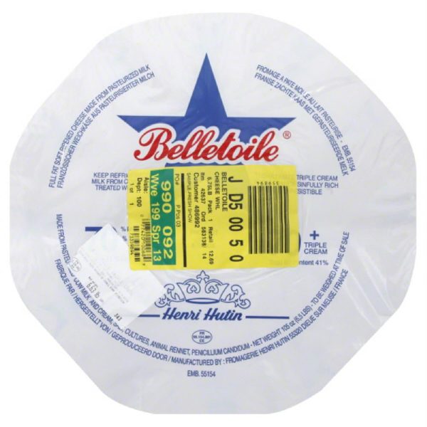 Henri Hutin Belletoile Cheese Wheel, 6.75 Lb Online now