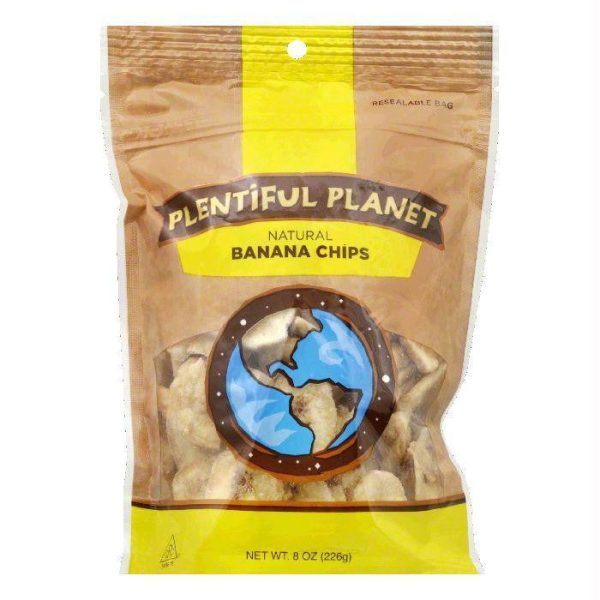 Plentiful Planet Banana Chip Fruit Bag, 10 OZ (Pack of 6) For Cheap