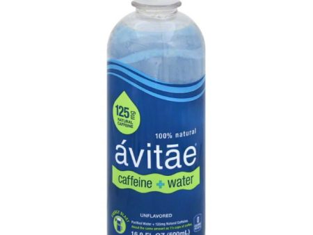 Avitae Unflavored 125 mg Caffeine + Water, 16.9 Fo (Pack of 12) Discount