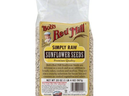 Bobs Red Mill Simply Raw Sunflower Seeds, 20 Oz (Pack of 4) Hot on Sale