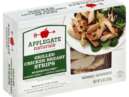 Applegate Grilled Chicken Breast Strips, 8 Oz (Pack of 12) Fashion