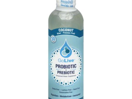 Golive Coconut Probiotic & Prebiotic Supplement, 16 Fo (Pack of 12) For Sale