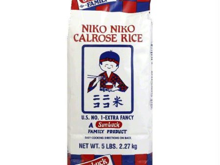 Niko Rice Calrose, 5 LB (Pack of 8) For Cheap