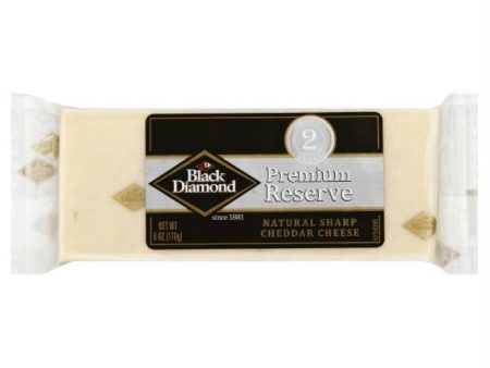 Black Diamond Natural Sharp Cheddar Cheese, 6 Oz (Pack of 12) Online Sale