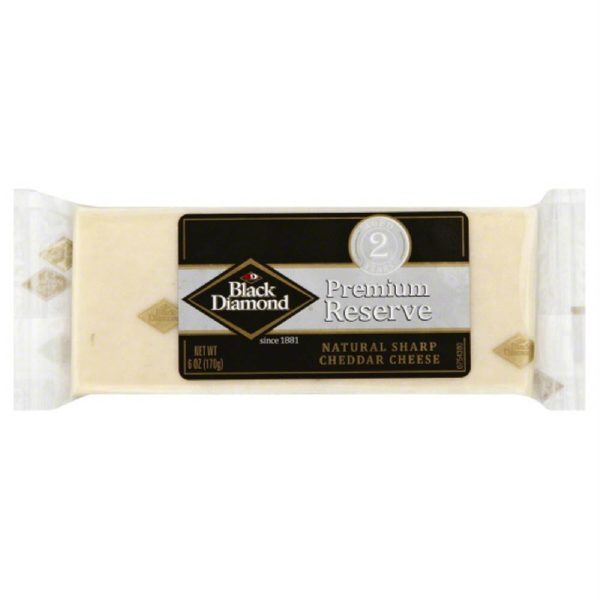 Black Diamond Natural Sharp Cheddar Cheese, 6 Oz (Pack of 12) Online Sale