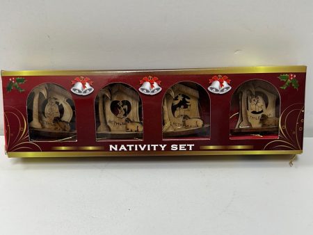 HL OW NATIVITY SET IN BOX 4 ORN-4942 For Cheap