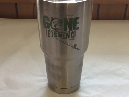 GONE FISHING SS TUMBLER-2633 For Cheap