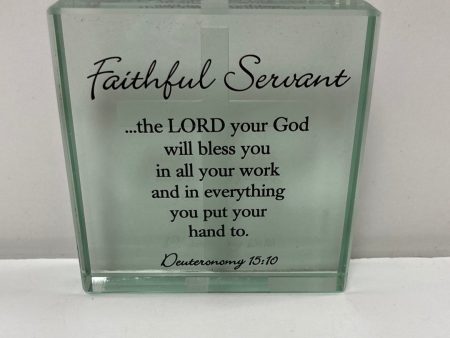 FAITHFUL SERVANT GLASS SQUARE-1272 Online Sale