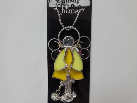 SHINE CHIMES ANGEL W CROSS-1483 Sale