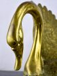 Vintage French sculpture of a golden swan Online