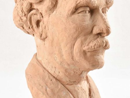 Terra cotta sculpture of Georges Clémenceau – Albert Spinelli For Discount