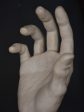 Porcelain sculpture by Albert Spinelli – pair of hands For Sale