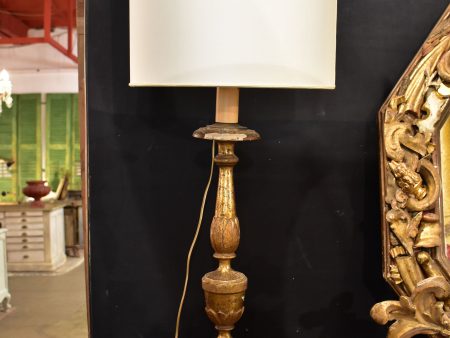 Pair of 19th century Italian candlestick lamps For Cheap