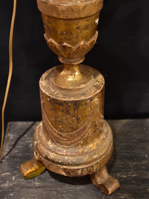 Pair of 19th century Italian candlestick lamps For Cheap