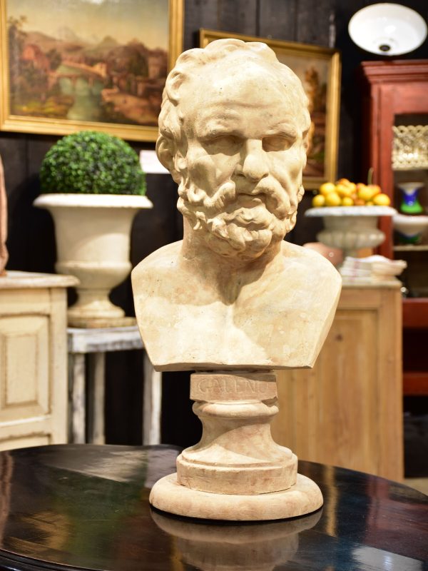 Late 18th century bust of Galen of Pergamon Online Hot Sale