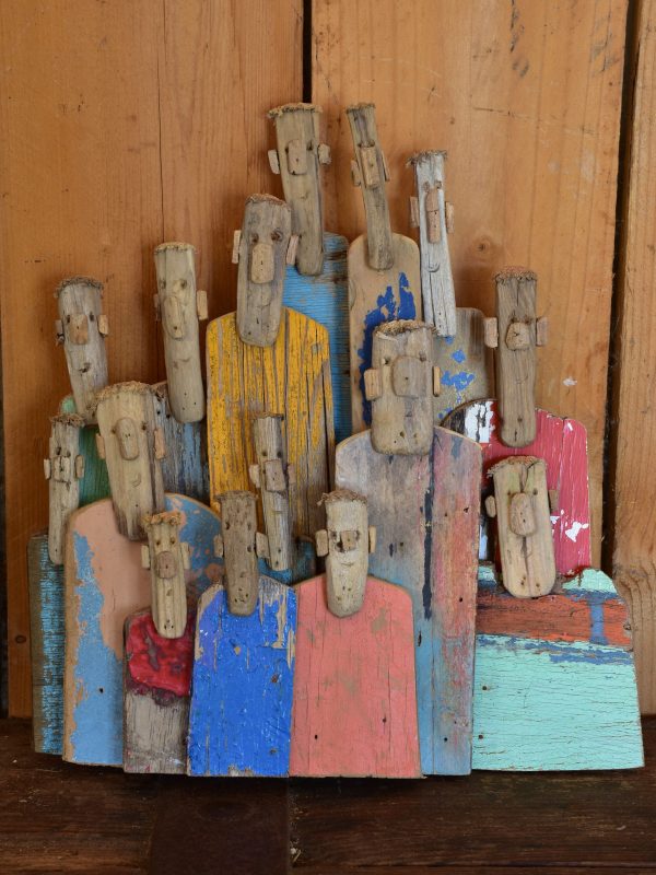 Salvaged drift wood sculpture Online Sale