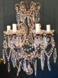 False pair of mid century Italian chandeliers Discount