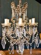 False pair of mid century Italian chandeliers Discount