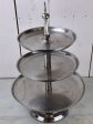 Large antique French three-tiered serving stand Online Hot Sale