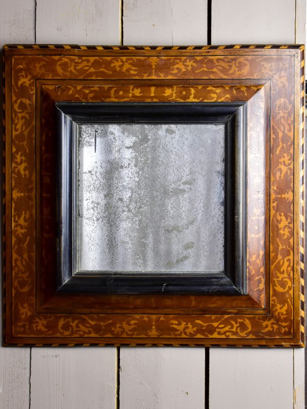 17th Century French square mirror Discount