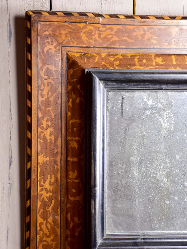 17th Century French square mirror Discount