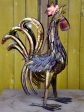 Two artisan-made French roosters - 1960 s For Sale