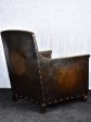 Vintage French leather club chair Sale