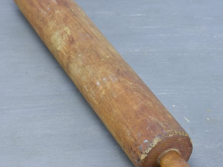 Large French rolling pin - vintage folk art For Sale