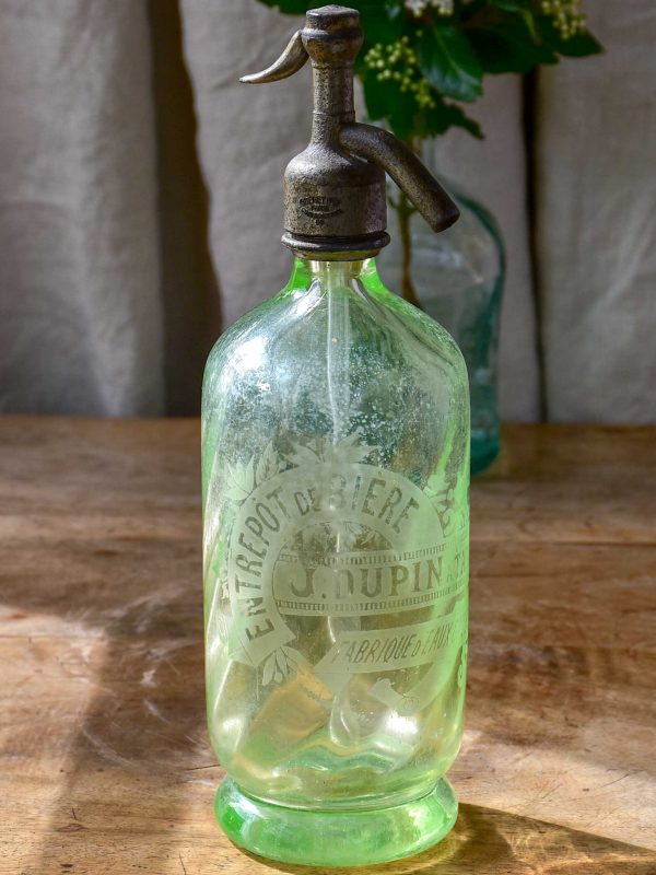 Antique French seltzer bottle Supply