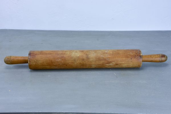 Large French rolling pin - vintage folk art For Sale