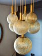 Vintage Italian chandelier with seven glass balls Online Hot Sale