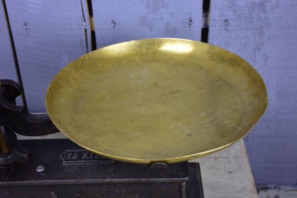 Antique French scales E.L Forge 25kg Sale