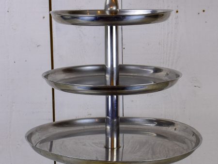 Large antique French three-tiered serving stand Online Hot Sale