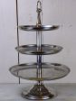 Large antique French three-tiered serving stand Online Hot Sale