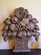 Large carved oak fruit basket from a 19th century boiserie For Cheap