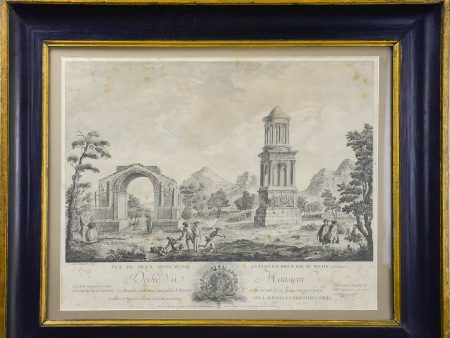 18th century etching of Roman Ruins, Saint-Remy-de-Provence Discount