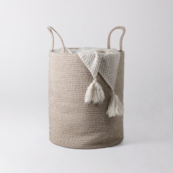 Hand-woven Jute Laundry & Planter Baskets Online Sale