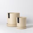 Two Set | 7  & 4  Signature Planters & Saucer | Earth Tones For Sale