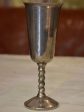 Six vintage pewter champagne glasses Supply