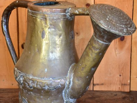 18th century copper watering can on Sale