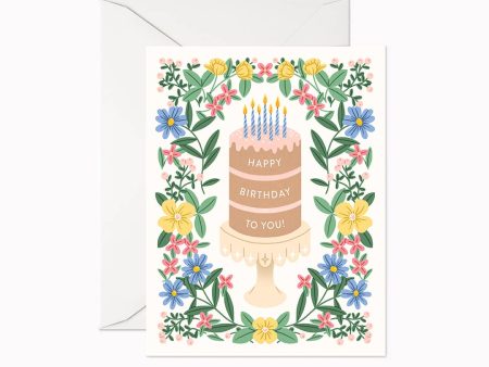 Happy Birthday Cake Card Cheap