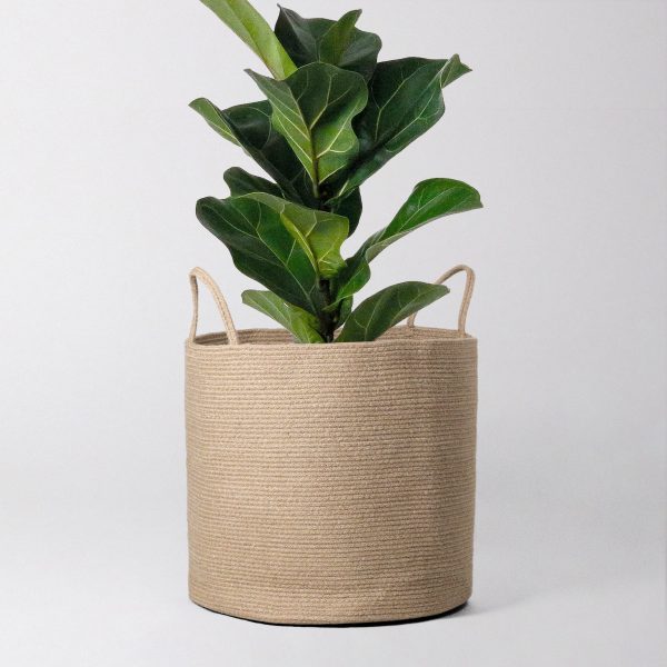 Hand-woven Jute Laundry & Planter Baskets Online Sale