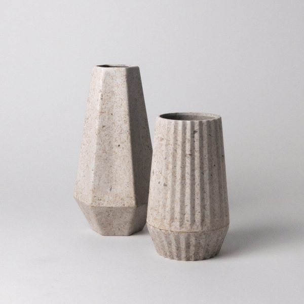 Two Set | Rice Husk Vases For Discount