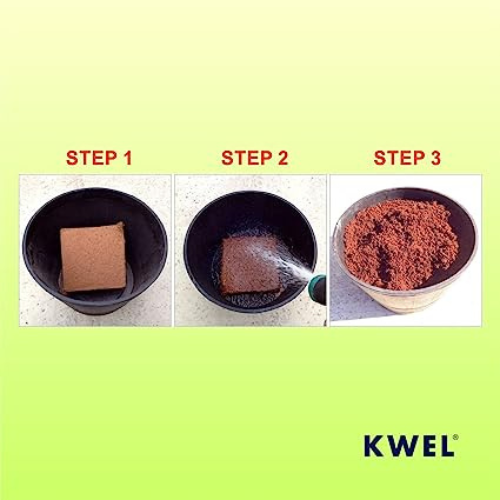 KWEL COCOPEAT Block EXPANDS to 75 litres of Coco PEAT Powder - 5Kg Online Hot Sale