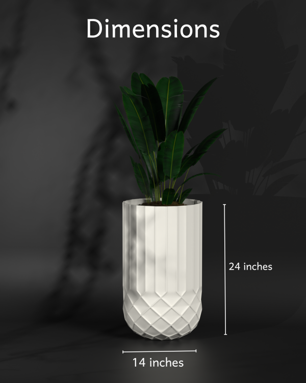 Enigma Decorative Fiberglass Planter Hot on Sale