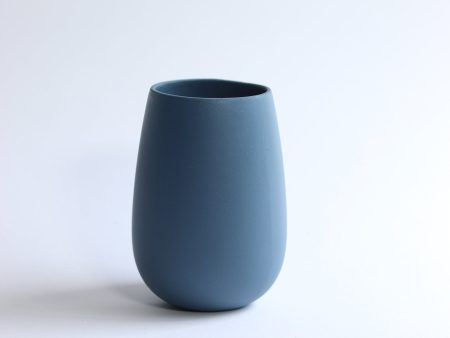 Stoneware Hedy Vase - Indigo Blue Sale