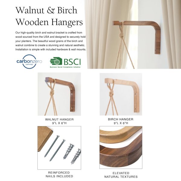 Walnut & Birch Wall Hanger Fashion