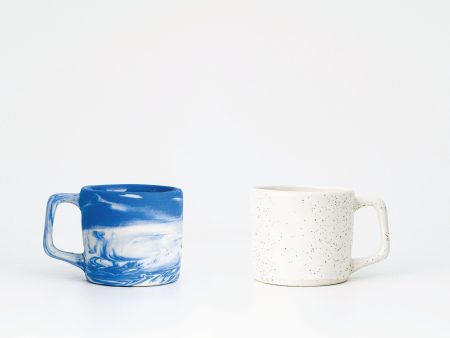 Pair of 8oz Short Mugs Cheap