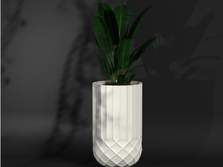 Enigma Decorative Fiberglass Planter Hot on Sale